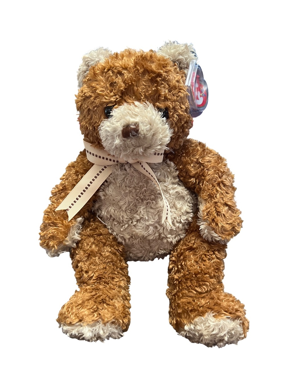 VINTAGE TY BEANIE BABY BEAR - WHITTLE BEAR - MINT CONDITION - RETIRED WITH TAGS